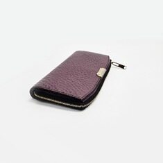 버버리(Burberry) 퍼플 968427815 더스키 모브 그레인 컨티넨탈 장지갑 썸네일 4