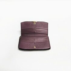 버버리(Burberry) 퍼플 968427815 더스키 모브 그레인 컨티넨탈 장지갑 썸네일 2
