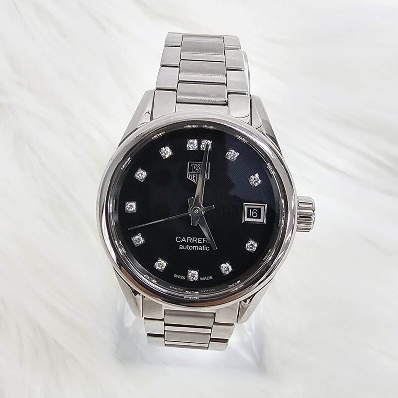 태그호이어 WAR2413 까레라 칼리버 오토매틱 레이디 시계 - Tag Heuer