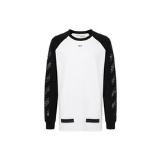 15주년 래글런 롱슬리브 티셔츠 화이트/블랙 OMAB008F17185030 1010 썸네일 1