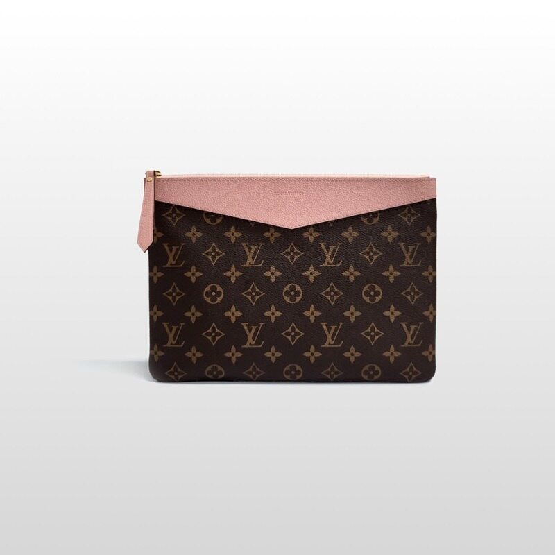 루이비통 핑크 M62942 핑크 M62942 모노그램 캔버스 데일리 클러치 - Louis Vuitton