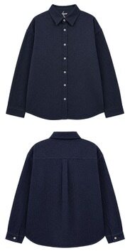 [디올] 오블리크 코튼 자카드 셔츠 네이비블루 남성 셔츠 683D584A3042 C540 / TJ 썸네일 2