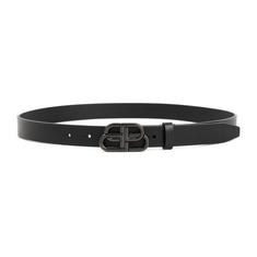 26FW 발렌시아가 레귤러 벨트 581690 1CH0J 1000 BLACK DOM 썸네일 2