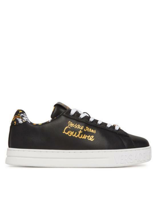 26FW 베르사체 꾸뛰르 스니커즈 78VA3SKL ZPB09 G89 BLACK GOLD DOM - Versace