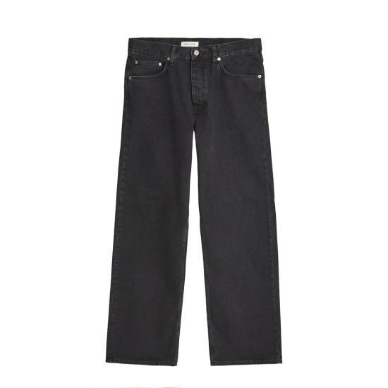 26FW 선플라워 스트레이트 팬츠 51752 BLACK WASHED DOM - SUNFLOWER