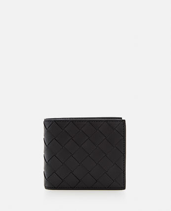26FW 보테가베네타 인트레치아토 폴더 반지갑 749412 VCPQ4 8803 BLACK DOM - Bottega Veneta