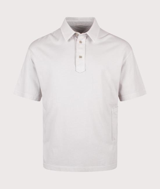 26SS 텐 씨 폴로 티셔츠 26CTCUT02006 F07539 906 LIGHT GREY DOM - Ten C