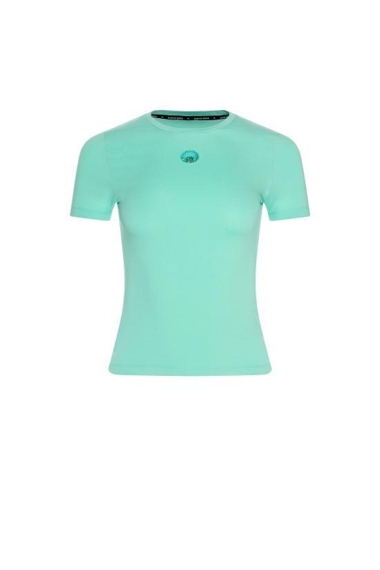 마린세르 반팔 티셔츠 MRSW261PRTS037GN GN02 LIGHT AQUA GREEN DOM - Marine Serre