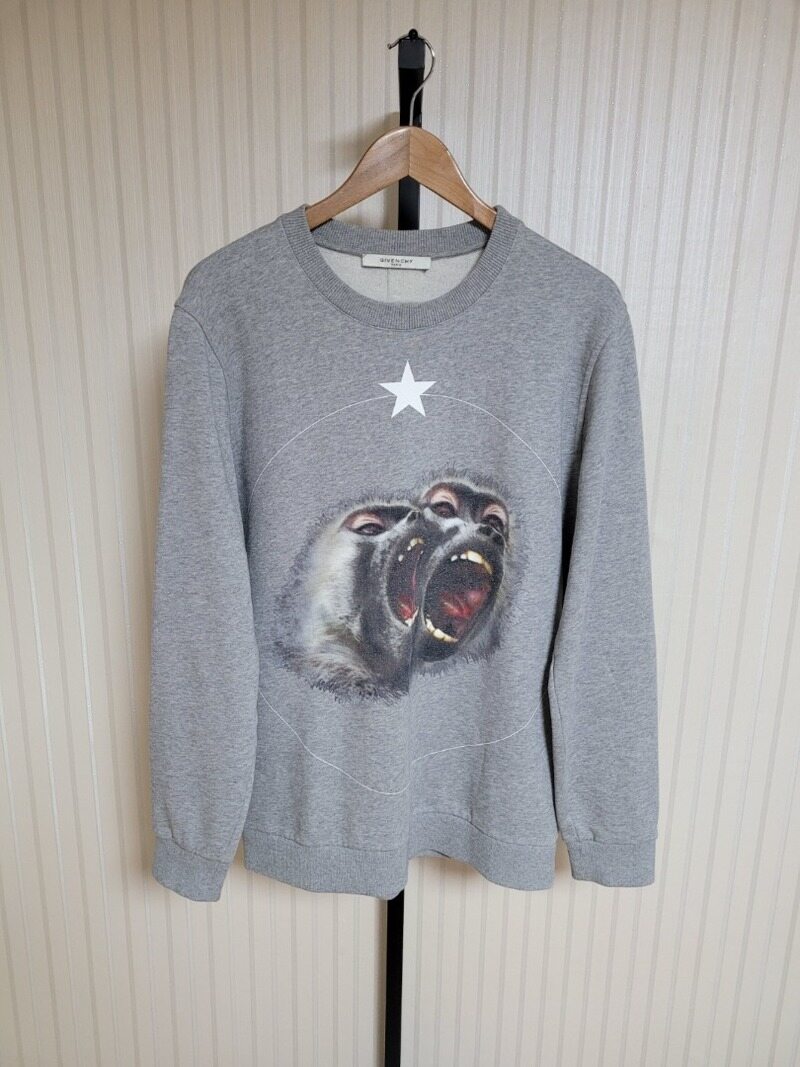 지방시 맨투맨 투몽키 몽키 그레이 7315 653 [M] - Givenchy