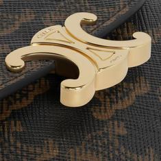 국내발송 셀린느 Small Triomphe wallet in Triomphe canvas 썸네일 5