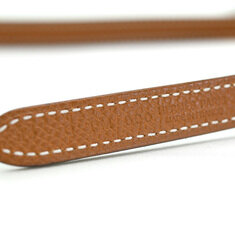 Hermes(에르메스) Galopin 금장 버클 13MM 블랙 브라운 토고 카프스킨 리버서블 양면 벨트 90 썸네일 5