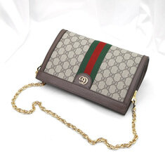 Gucci(구찌) 503877 GG 수프림 캔버스 WEB 금장 오피디아 스몰 체인 숄더백 썸네일 4