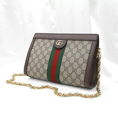 Gucci(구찌) 503877 GG 수프림 캔버스 WEB 금장 오피디아 스몰 체인 숄더백 썸네일 2