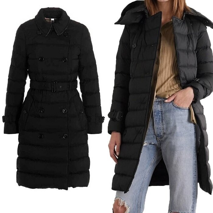 버버리 여성 ASHWICK 애쉬윅  후드 다운 패딩 8044680 1 - Burberry