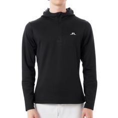 J.LINDEBERG AERIAL QUARTER ZIP HOOD GMJS11963-9999 남성 애리얼 쿼터 짚 후드 썸네일 1