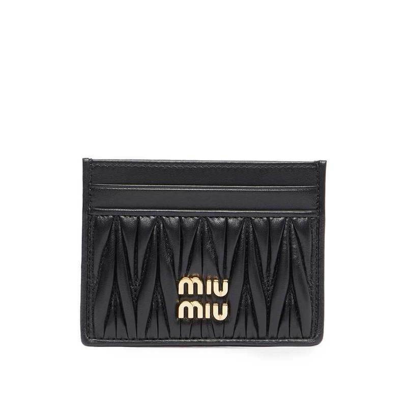[국내배송] 미우미우 마테라쎄 나파 가죽 카드 지갑 5MC076 AFPP F0002 - Miu Miu