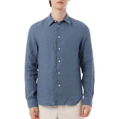 J.LINDEBERG Slim LS Linen Melange Shirt FMST12828-O539 남성 슬림 긴팔 린넨 멜란지 셔츠 썸네일 1