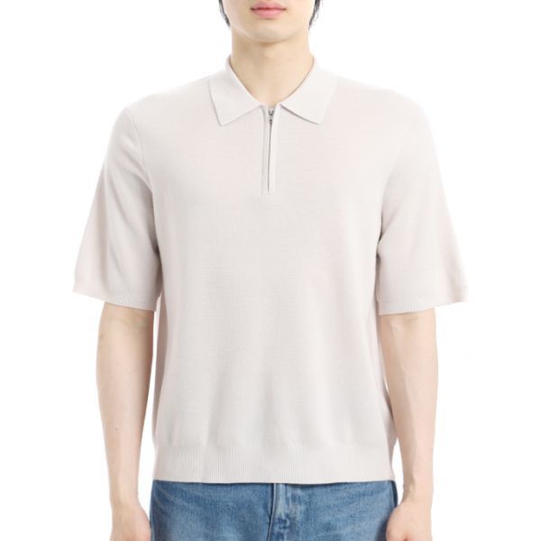 J.LINDEBERG Tyler Quarter Zip Knit Polo FMKW12669-U029 남성 타일러 쿼터 집업 니트 폴로 - J.Lindeberg
