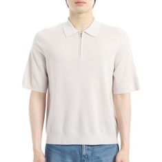 J.LINDEBERG Tyler Quarter Zip Knit Polo FMKW12669-U029 남성 타일러 쿼터 집업 니트 폴로 썸네일 1