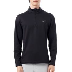 J.LINDEBERG Aerial Quarter Zip Mid Layer GMJS11964-9999 남성 에어리얼 쿼터 지퍼 미드 레이어 썸네일 1