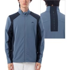 J.LINDEBERG Banks Zip Mid Layer GMJS13317-O319 남성 뱅크스 지퍼 미드 레이어 썸네일 1