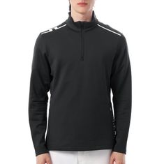 J.LINDEBERG Vinnie Quarter Zip Mid Layer GMJS13314-9999 남성 비니 쿼터 짚 미드 레이어 썸네일 1
