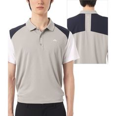 J.LINDEBERG 26SS Block Polo GMJT15088-U110 남성 블록 폴로 썸네일 1