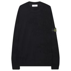 STONE ISLAND 515B3 Soft Cotton Crewneck Knit 7815515B3 V0029 배지 크루넥 니트 썸네일 1