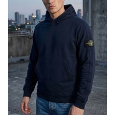 STONE ISLAND 61252 Stretch Cotton Fleece Hooded Sweatshirt_Regular Fit 791561252 V0020 스트레치 코튼 플리스 후드티_레귤러핏 썸네일 1