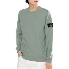 STONE ISLAND 62420 Brushed Cotton Fleece Crewneck Sweatshirt_Regular Fit 791562420 V0055 브러쉬드 코튼 플리스 크루넥 맨투맨_레귤러핏 썸네일 1
