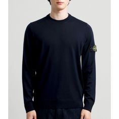 STONE ISLAND 510C4 Pure Light Wool Crewneck Knit_Regular Fit 7915510C4 A0020 퓨어 라이트 울 크루넥 니트_레귤러핏 썸네일 1
