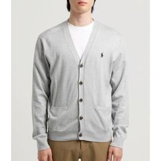 POLO RALPHLAUREN 포니로고 자수 가디건 710890562002 썸네일 1