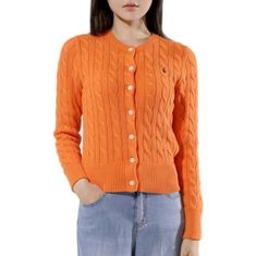 POLO RALPHLAUREN 포니로고 자수 케이블 가디건 211891643008 썸네일 1