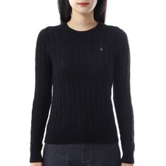 POLO RALPHLAUREN 포니로고 자수 케이블 니트 211891640011 썸네일 1
