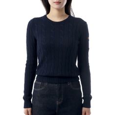 POLO RALPHLAUREN 로고 패치 케이블 니트 211959282001 썸네일 1