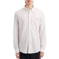 POLO RALPHLAUREN 헤링본 니트 옥스포드 셔츠 710934575003 썸네일 1