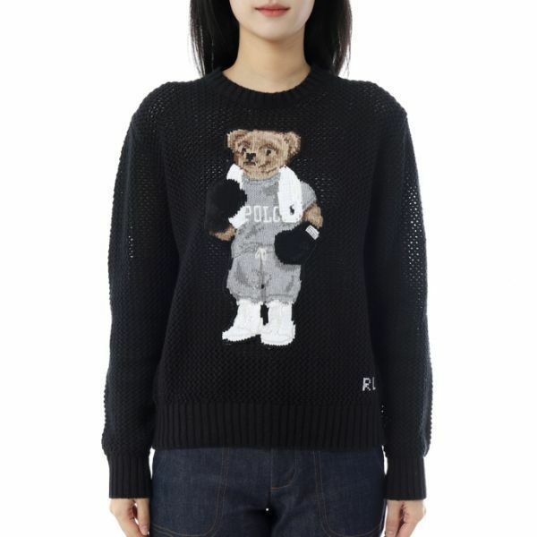 POLO RALPHLAUREN 폴로 베어 코튼 크루넥 스웨터 211972112001 - Polo Ralph Lauren