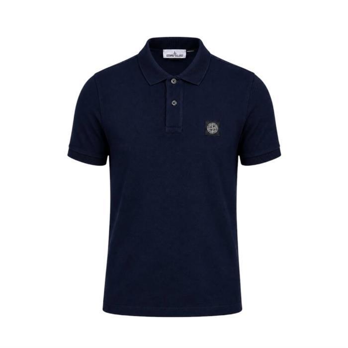 스톤아일랜드 스트레치 코튼 슬림핏 피케 반팔 80152SC17 A0020 - Stone Island