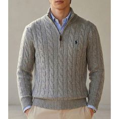 POLO RALPHLAUREN 26SS 포니로고 자수 하프짚업 710810841002 썸네일 1