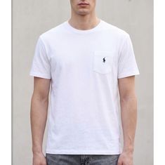 POLO RALPHLAUREN 26SS 포니로고 자수 져지 코튼 반팔티 710707095003 썸네일 1