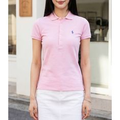 POLO RALPHLAUREN 포니로고 자수 스트레치 코튼 반팔 카라티 211870245013 썸네일 1