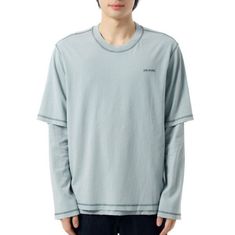 AMI 페이드 아웃 롱슬리브 티셔츠 UTS216 JE0051 468 썸네일 1