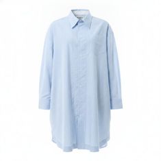 AMI 26SS 코튼 아미 드 꾀흐 와이드 셔츠 드레스 UDR663 CO0219 4844 썸네일 1