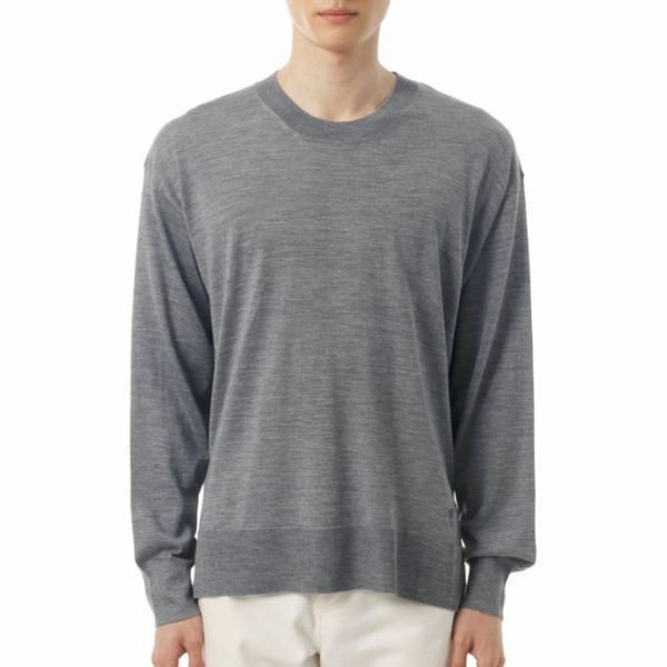 AMI 26SS 파인 울 크루넥 아미 드 꾀흐 스웨터 UKS856 KN0066 0516 - Ami