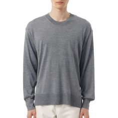 AMI 26SS 파인 울 크루넥 아미 드 꾀흐 스웨터 UKS856 KN0066 0516 썸네일 1
