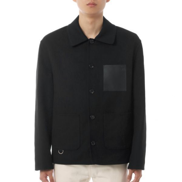 LOEWE 26SS Workwear jacket in wool and cashmere H526Y02W93 1100 울 캐시미어 워크웨어 자켓 - Loewe
