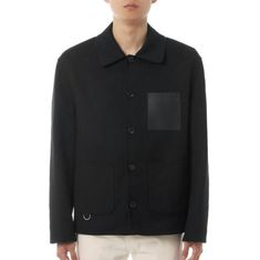 LOEWE 26SS Workwear jacket in wool and cashmere H526Y02W93 1100 울 캐시미어 워크웨어 자켓 썸네일 1