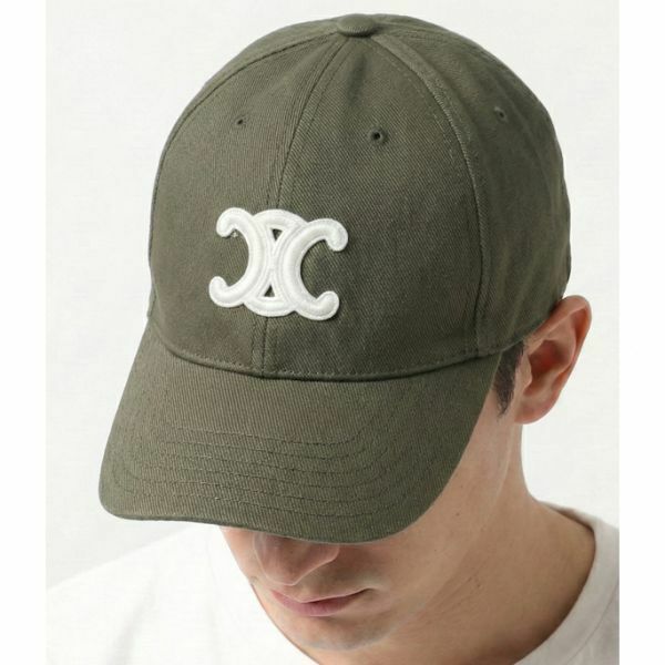 CELINE TRIOMPHE BASEBALL CAP IN COTTON AA06FD038 15VM 코튼 트리옹프 베이스볼 캡 - Celine
