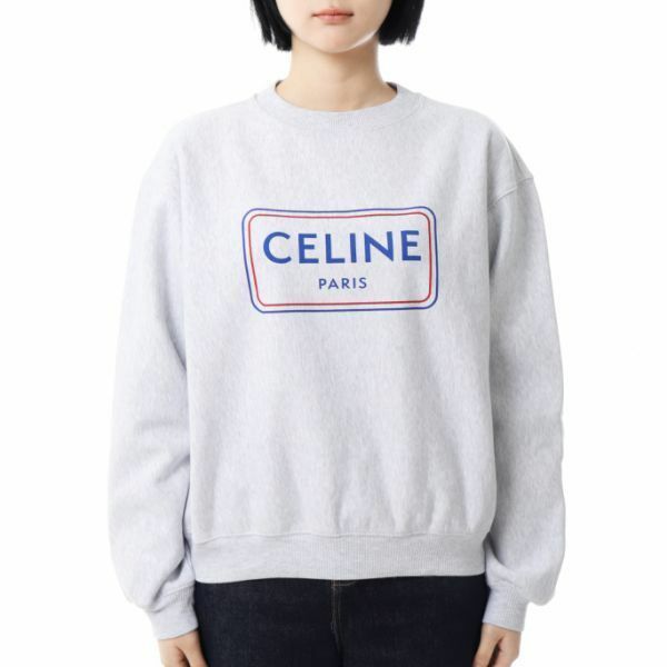 CELINE 26SS LOOSE SWEATSHIRT IN COTTON FLEECE RY0SE1233 GGY6 코튼 플리스 루즈 스웨트셔츠 - Celine
