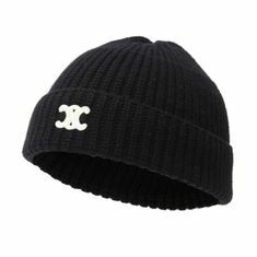 CELINE 26SS TRIOMPE BEANIE IN SCOTTISH CASHMERE AA0GH264W 38NO 캐시미어 트리옹프 비니 썸네일 1